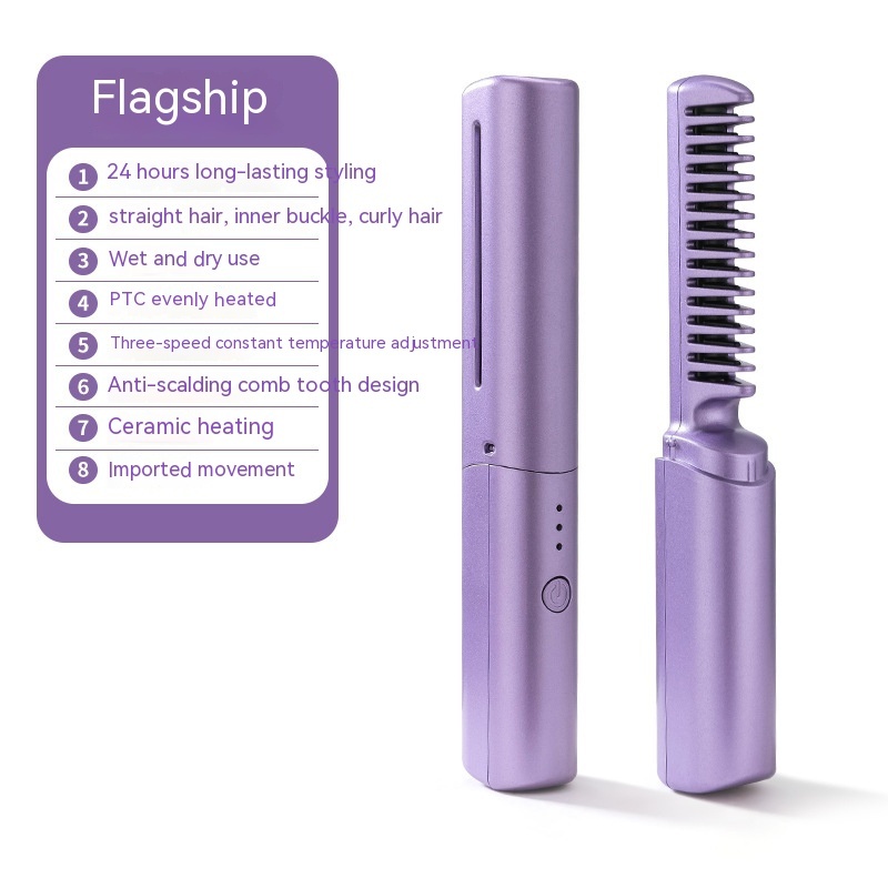 Mini Rechargeable Portable Hair Straightener - Image 6